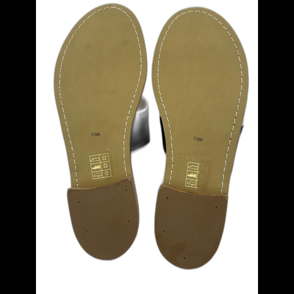 Jack Rogers Thong Sandals Women’s Size 7.5 Color Navy Blue White Giselle Bow - Picture 9 of 10